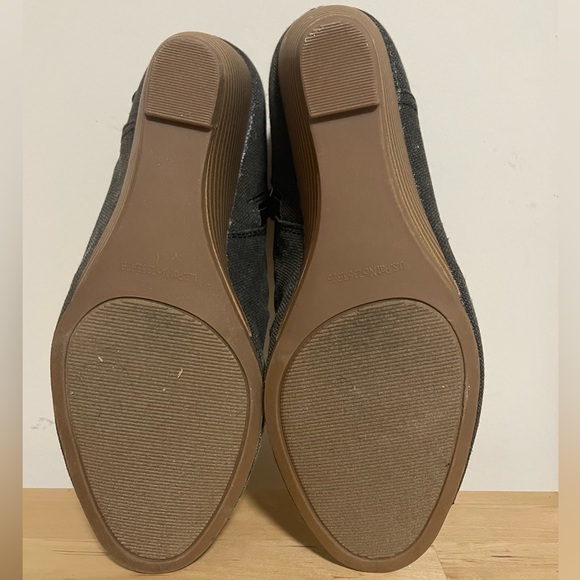 Grey open toed wedges - Picture 3 of 5